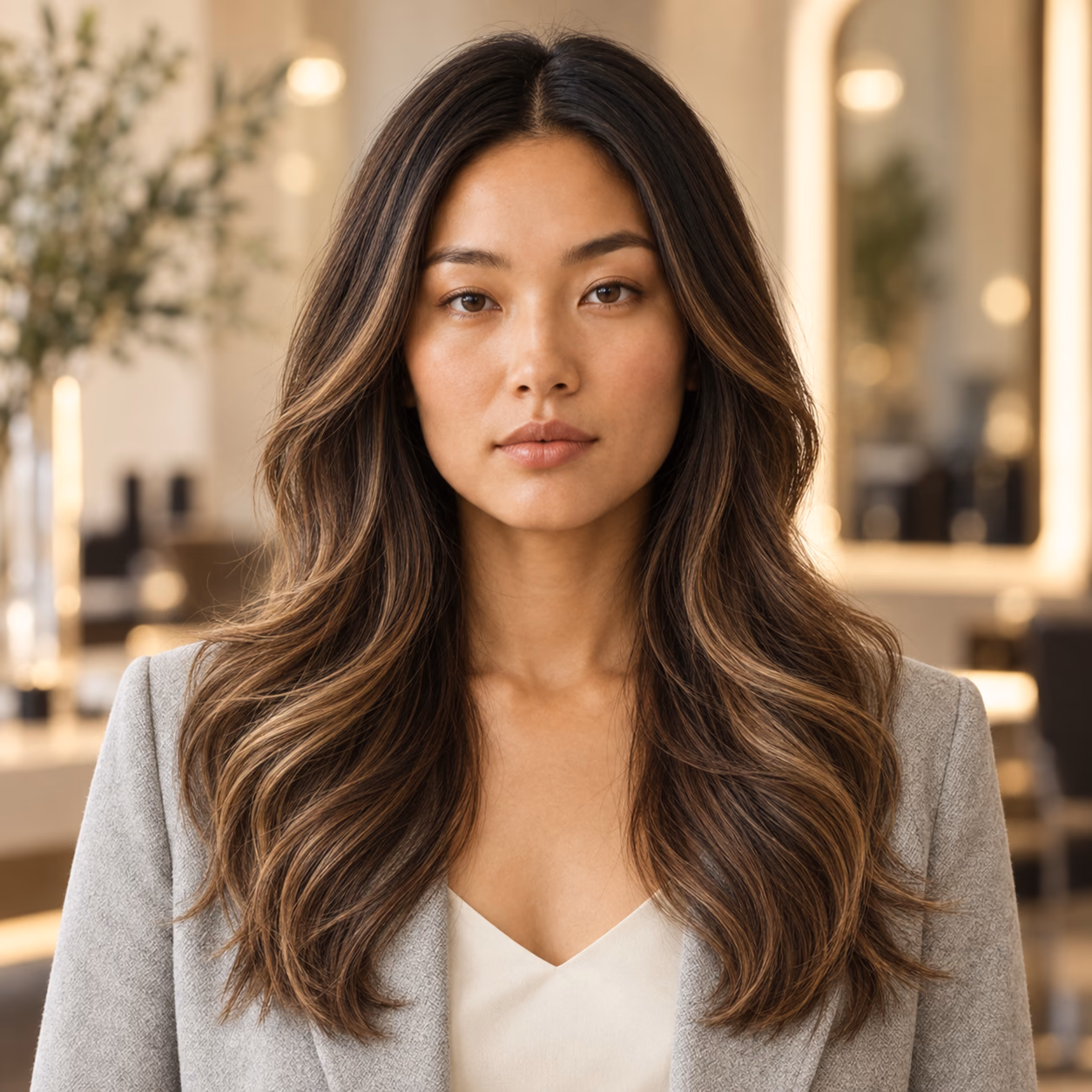 Same customer with an alternate hairstyle